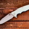Eklipse-Harpoon Spanto-Battle Blue-Translucent Green G10 -SANFORD CUSTOM KNIVES Sales 1 104