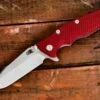 Eklipse-Harpoon Spanto-Working Finish-Red G10 -SANFORD CUSTOM KNIVES Sales 1 111