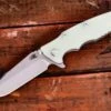 Eklipse-Harpoon Spanto-Stonewash-Black G10 -SANFORD CUSTOM KNIVES Sales 1 113