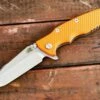 Eklipse-Harpoon Spanto-Stonewash-Orange G10 -SANFORD CUSTOM KNIVES Sales 1 114