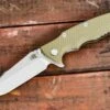 Eklipse-Harpoon Spanto-Stonewash-OD Green G10 1 Eklipse-Harpoon Spanto-Stonewash-OD Green G10 -SANFORD CUSTOM KNIVES Sales 1 119
