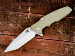 Eklipse-Harpoon Tanto-Stonewash-OD Green G10