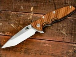 Eklipse-Harpoon Tanto-Stonewash-Orange/Black G10