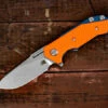 Halftrack-Slicer-Stonewash Blue-Orange G10 -SANFORD CUSTOM KNIVES Sales 1 13