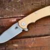 Project X-Clip Point-Battle Bronze-Coyote G10 -SANFORD CUSTOM KNIVES Sales 1 135