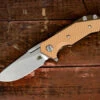 Halftrack-Slicer-Stonewash Bronze-Coyote G10 2 Halftrack-Slicer-Stonewash Bronze-Coyote G10 -SANFORD CUSTOM KNIVES Sales 1 14