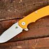 Project X-Clip Point-Stonewash Bronze-Orange G10 -SANFORD CUSTOM KNIVES Sales 1 145