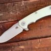 Project X-Clip Point-Stonewash-Translucent G10 -SANFORD CUSTOM KNIVES Sales 1 152