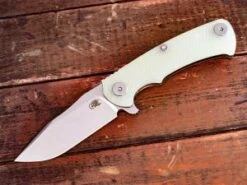 Project X-Clip Point-Stonewash Bronze-Translucent G10