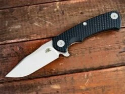Project X-Clip Point-Stonewash Bronze-Black G10