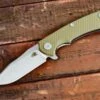 Project X-Clip Point-Stonewash-OD Green G10 -SANFORD CUSTOM KNIVES Sales 1 161