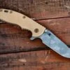 XM-18 3.5″ LEFT HANDED-Spanto-Battle Field Pickup-BPU393-Coyote G10 -SANFORD CUSTOM KNIVES Sales 1 208