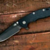 XM-18 3.5″ Spanto-Battle Black-Black G10-Working Finish Hardware -SANFORD CUSTOM KNIVES Sales 1 233