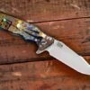 Eklipse-Harpoon Spanto-Honeycomb Fade-Stonewash-Stonewash Bronze/Gold-Translucent G10 2 Eklipse-Harpoon Spanto-Honeycomb Fade-Stonewash-Stonewash Bronze/Gold-Translucent G10 -SANFORD CUSTOM KNIVES Sales 1 24