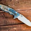 Eklipse-Harpoon Spanto-Honeycomb Fade-Working Finish-Battle Blue/Bronze-Natural Micarta