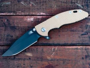 XM-18 3.5″ Skinny Harpoon Spanto-Battle Black-Coyote G10 3 XM-18 3.5″ Skinny Harpoon Spanto-Battle Black-Coyote G10