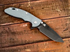 XM-18 3.5″ LEFT HANDED-Spanto-Battle Black-Grey G10 3 XM-18 3.5″ LEFT HANDED-Spanto-Battle Black-Grey G10