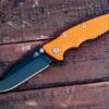 Eklipse-Harpoon Spanto-Battle Black-Orange G10 -SANFORD CUSTOM KNIVES Sales 1 39