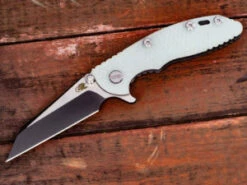 XM-18 3″ Wharncliff-Battle Black-Two Tone-Translucent G10