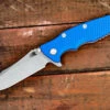 Eklipse-Spearpoint-Working Finish-Blue G10 1 Eklipse-Spearpoint-Working Finish-Blue G10 -SANFORD CUSTOM KNIVES Sales 1 48