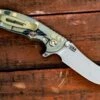 XM-18 3″ Skinner-Containment Series-Working Finish-OD Green-FDE G10 -SANFORD CUSTOM KNIVES Sales 1 492