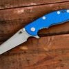 XM-18 3″ Wharncliff-Working Finish-Blue G10