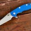 XM-18 3″ Wharncliff-Stonewash-Blue G10 -SANFORD CUSTOM KNIVES Sales 1 533