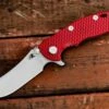 XM-18 3″ Skinner-Battle Bronze-Red G10 -SANFORD CUSTOM KNIVES Sales 1 538