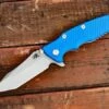 Eklipse-Tanto-Working Finish-Blue G10 -SANFORD CUSTOM KNIVES Sales 1 68