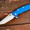 Eklipse-Tanto-Stonewash Blue-Blue G10 -SANFORD CUSTOM KNIVES Sales 1 70