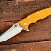 Eklipse-Tanto-Stonewash Blue-Orange G10 -SANFORD CUSTOM KNIVES Sales 1 71
