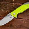 Halftrack-Slicer-Working Finish-Neon Green G10 2 Halftrack-Slicer-Working Finish-Neon Green G10 -SANFORD CUSTOM KNIVES Sales 1 8