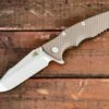 Eklipse-Harpoon Spanto-Stonewash Bronze-FDE G10 -SANFORD CUSTOM KNIVES Sales 1 97