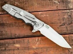 Eklipse-Harpoon Spanto-Stonewash-Black G10 -SANFORD CUSTOM KNIVES Sales 2 100