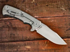 Project X-Clip Point-Stonewash-Dark Green G10-Reserve Line -SANFORD CUSTOM KNIVES Sales 2 105