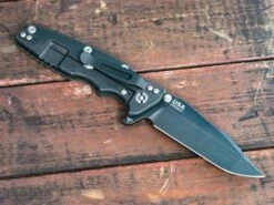 Eklipse-Harpoon Spanto-Battle Black-OD Green G10 -SANFORD CUSTOM KNIVES Sales 2 37