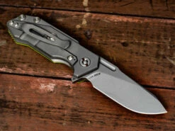 Halftrack-Slicer-Working Finish-Neon Green G10 5 Halftrack-Slicer-Working Finish-Neon Green G10 -SANFORD CUSTOM KNIVES Sales 2 7