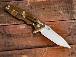 Eklipse-Tanto-Stonewash Bronze-Black G10 -SANFORD CUSTOM KNIVES Sales 2 72
