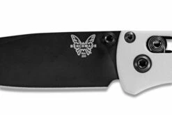 BENCHMADE MINI BUGOUT WHITE BLACK BLADE (533BK-1) -SANFORD CUSTOM KNIVES Sales 533 white 06 72319