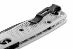 BENCHMADE MINI BUGOUT WHITE BLACK BLADE (533BK-1) -SANFORD CUSTOM KNIVES Sales 533 white 07 66272