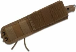 Benchmade Nimravus Tanto 4.5″ Combo Blade, Coyote Aluminum Handles, Coyote Sheath – 141SBKSN -SANFORD CUSTOM KNIVES Sales BM141SBKSN 04 1