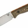 Benchmade Hunt Saddle Mountain Skinner Fixed Blade Knife 4.2″ S90V Drop Point, Richlite/Orange G10 Handles, Orange/Black Kydex Sheath – 15002-1 -SANFORD CUSTOM KNIVES Sales BM150021 1