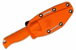 Benchmade Hunt Steep Country Fixed Blade Knife 3.54″ S30V Drop Point, Orange Santoprene Handles, Boltaron Sheath – 15006 7 Benchmade Hunt Steep Country Fixed Blade Knife 3.54″ S30V Drop Point, Orange Santoprene Handles, Boltaron Sheath – 15006 -SANFORD CUSTOM KNIVES Sales BM15006 3