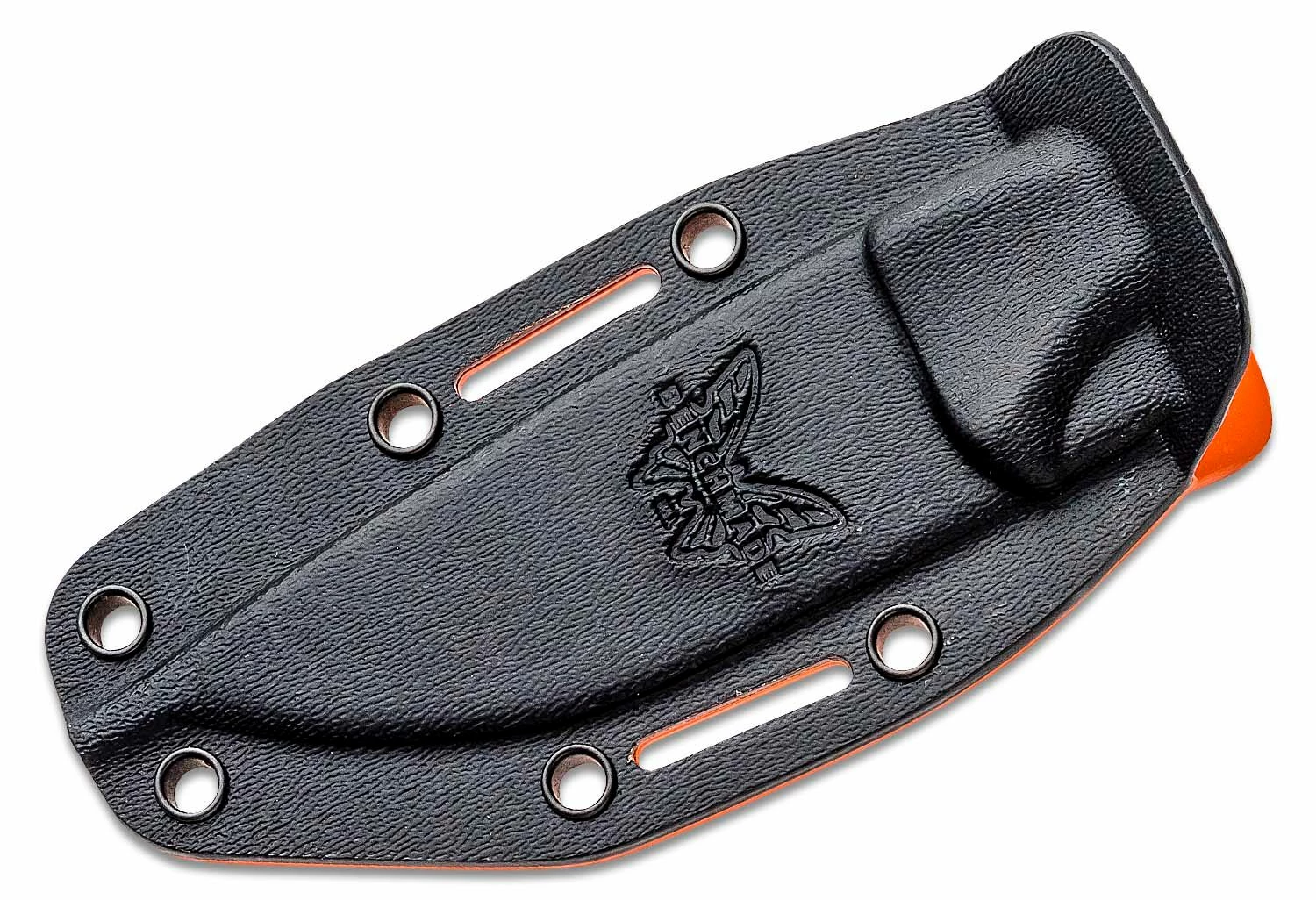 Benchmade Hunt Steep Country Fixed Blade Knife 3.54″ S30V Drop Point, Orange Santoprene Handles, Boltaron Sheath – 15006 5 Benchmade Hunt Steep Country Fixed Blade Knife 3.54″ S30V Drop Point, Orange Santoprene Handles, Boltaron Sheath – 15006 - Image 3