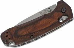 Benchmade Hunt North Fork Folding Knife 2.97″ S30V Blade, Stabilized Wood Handles – 15031-2 -SANFORD CUSTOM KNIVES Sales BM150312nna