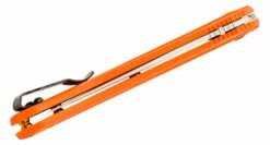 Benchmade Hunt Taggedout AXIS Folding Knife 3.5″ CPM-154 Stonewashed Clip Point Blade, Orange Grivory Handles – 15535 -SANFORD CUSTOM KNIVES Sales BM15535 4