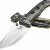 Benchmade 273-03 Shane Sibert Mini Adamas Folding Knife 3.25″ CPM-CruWear Satin Plain Blade, Marble Carbon Fiber Handles -SANFORD CUSTOM KNIVES Sales BM27303nt
