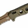 Benchmade 2750SFE-2 Shane Sibert AUTO Adamas Folding Knife 3.78″ CruWear Flat Dark Earth Combo Blade, OD Green G10 Handles, Ballistic Nylon Sheath