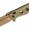 Benchmade 275FE-2 Shane Sibert Adamas Folding Knife 3.78″ CruWear Flat Dark Earth Plain Blade, OD Green G10 Handles, Ballistic Nylon Sheath