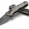 Benchmade 2900BK-1 AUTO Immunity Folding Knife 2.49″ CPM-M4 Cobalt Black Wharncliffe Blade, Flat Dark Earth Billet Aluminum Handles -SANFORD CUSTOM KNIVES Sales BM2900BK1 temp1 1